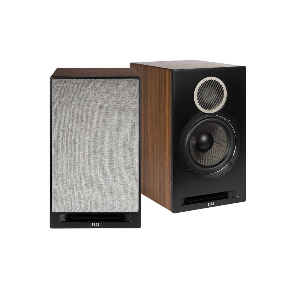  ลำโพงบุ๊คเชล์ฟ ELAC : DEBUT REFERENCE DBR-62 (สีวอลนัท/ดำ)